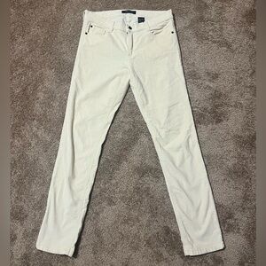 Joe Fresh White Courderoy Slim Stretch